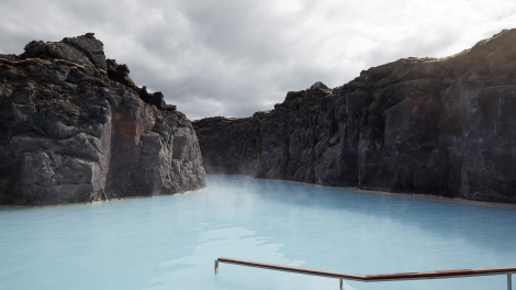 The luxury milky waters of Iceland's lagoons