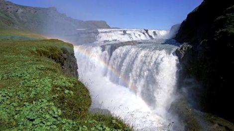 Waterfalls in the mystical south of Iceland